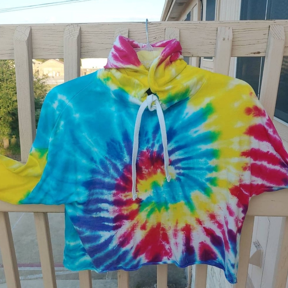 Long Sleeve Tie Dye Hoodie
